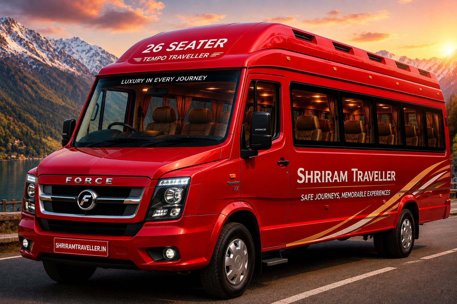 26 Seater Tempo Traveller