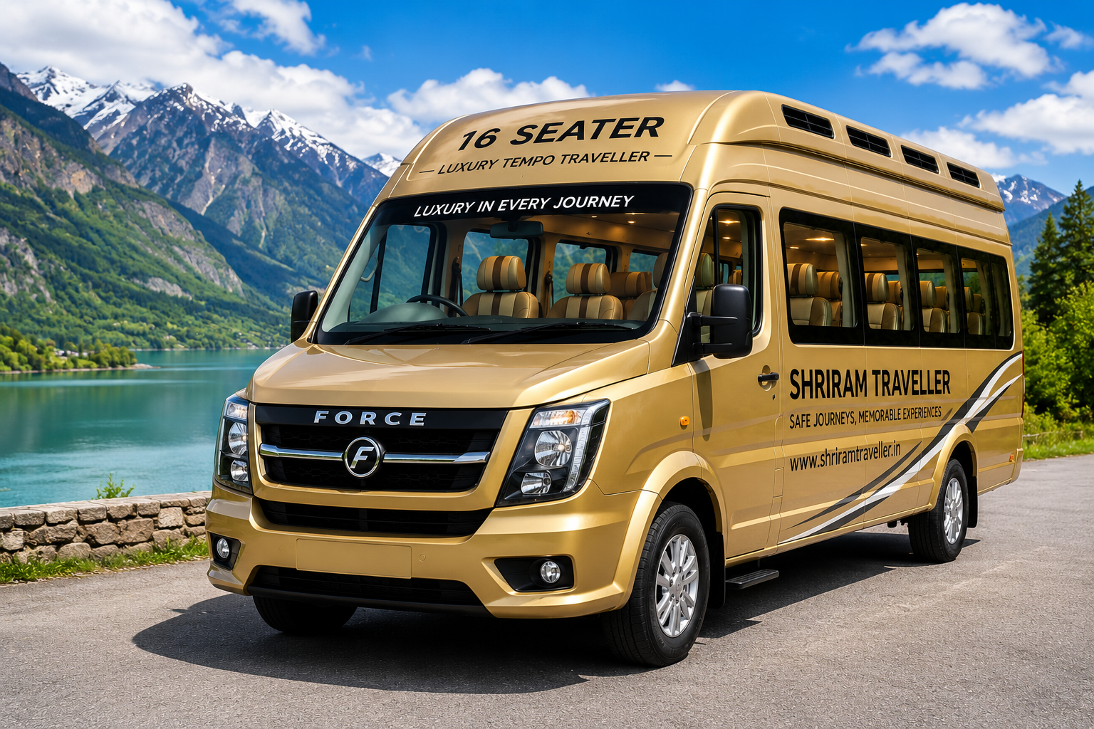 16 Seater Urbania rent Gurgaon